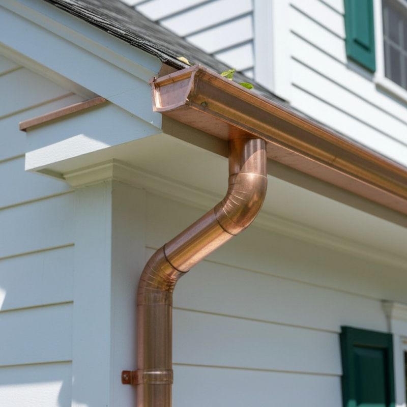Copper Gutter Installation in San Francisco, CA