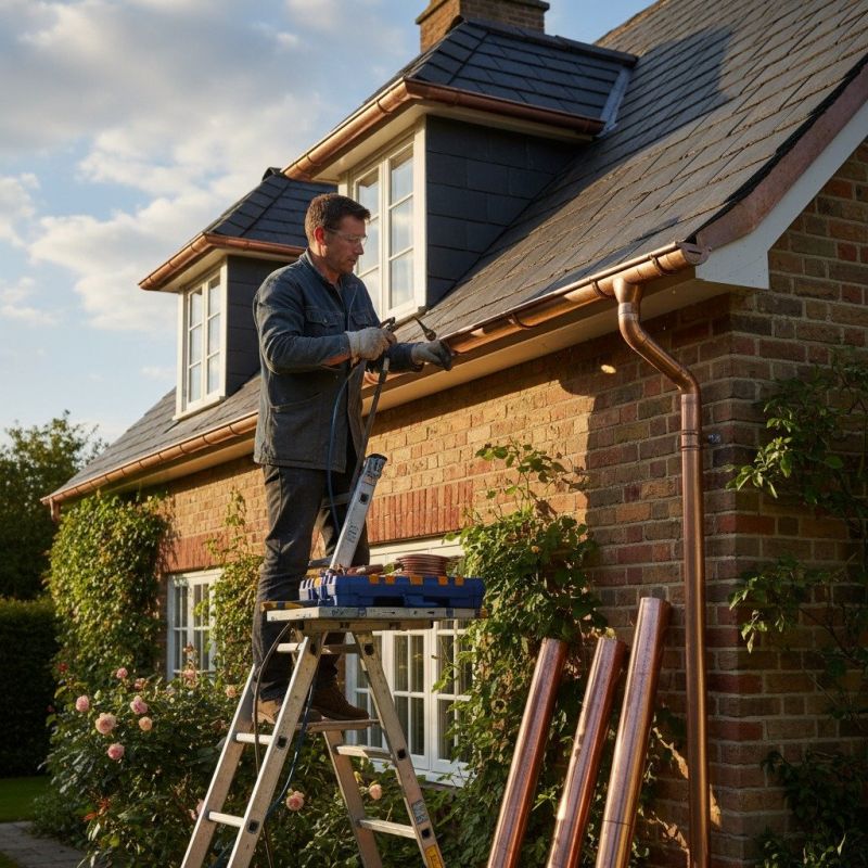 Copper Gutter Repair in San Francisco, CA