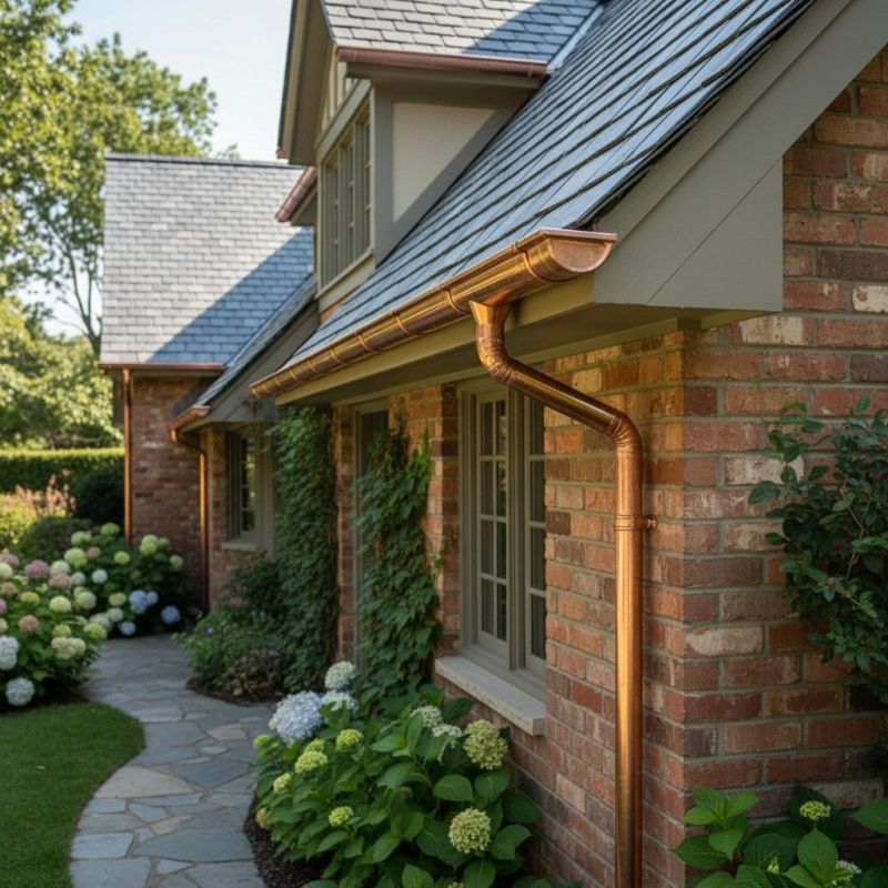 Copper Rain Gutter Service in San Francisco, CA