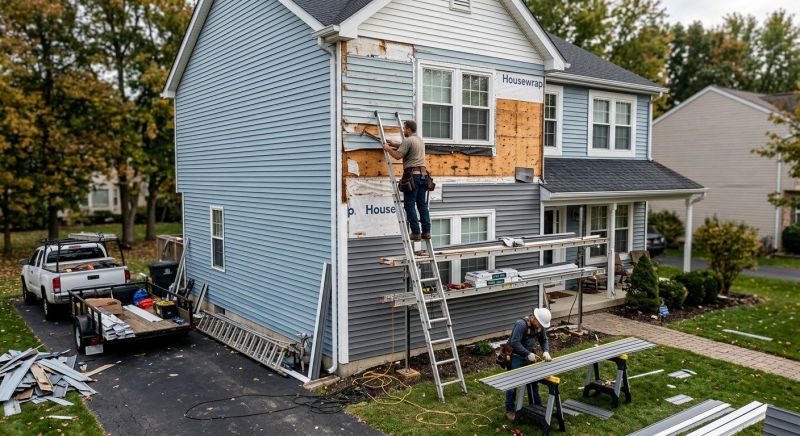 Damaged Siding Replacement in Danbury, CT