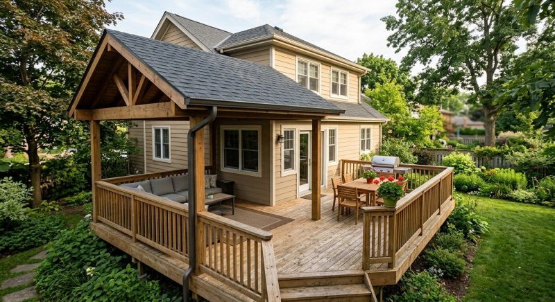 Deck Roof Construction in Worcester, MA