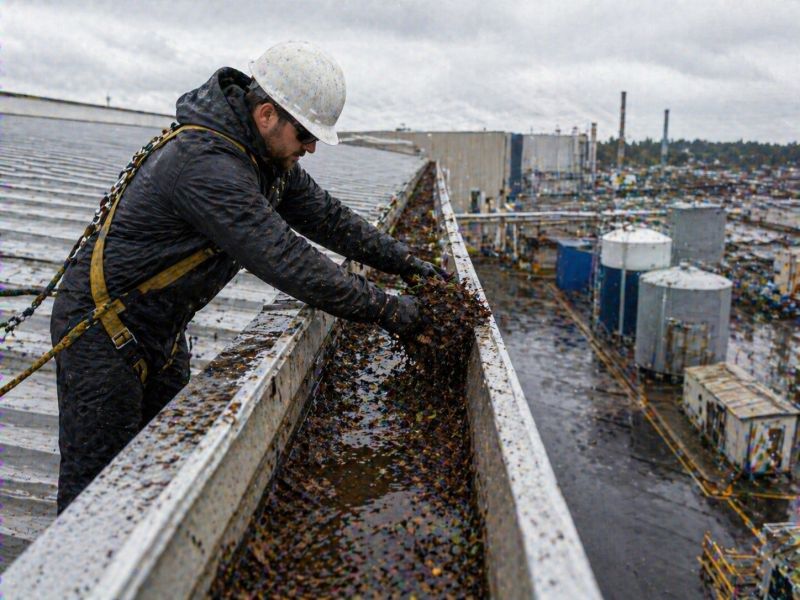 Industrial Gutter Repair in Roseville, CA