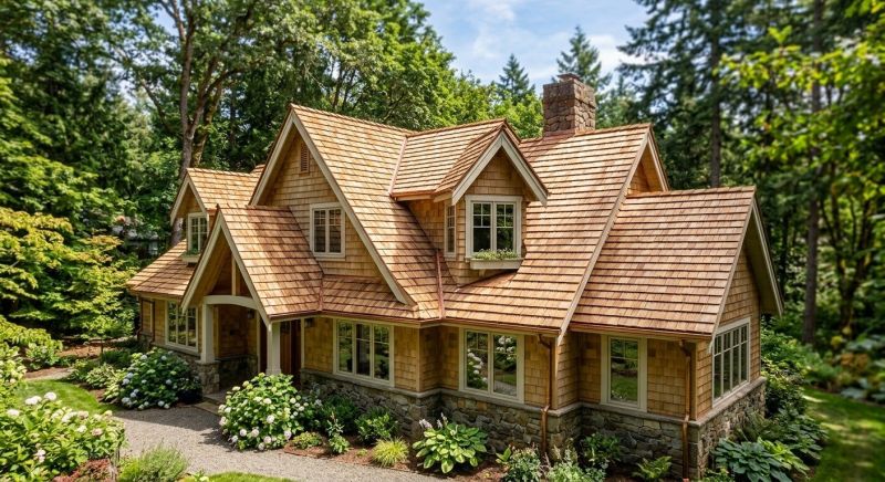 Natural Wood Roof Installation in Fredericksburg, VA