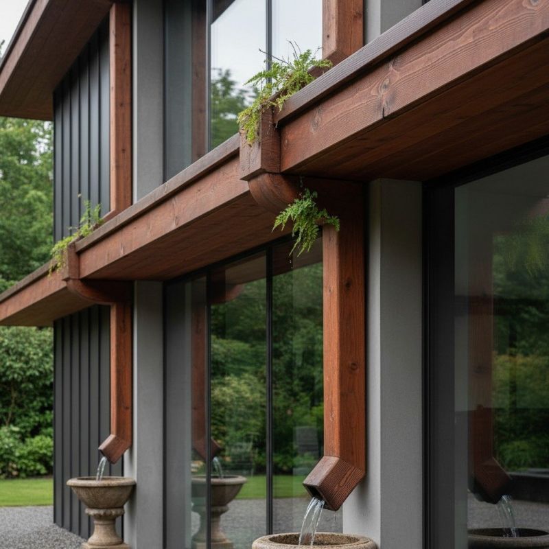Wood Rain Gutter Installation in Clarksville, TN