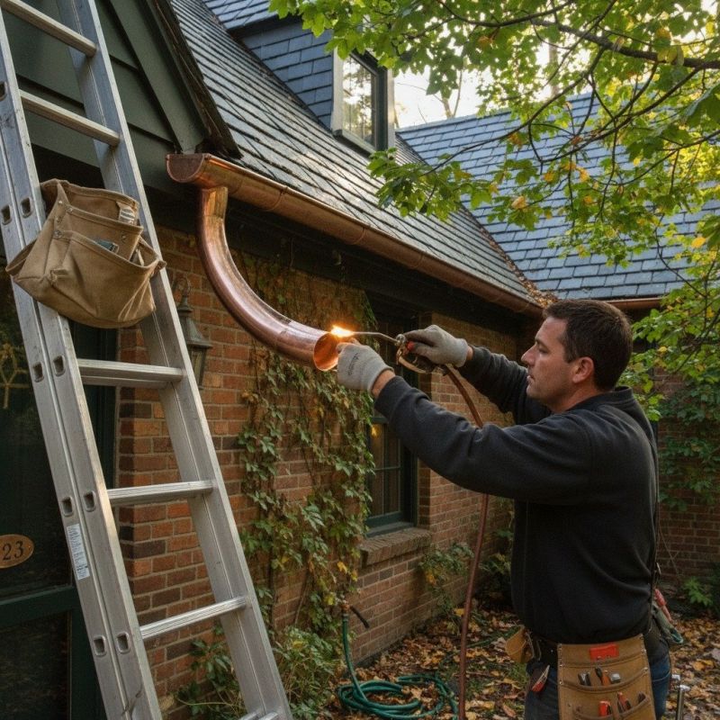 Copper Gutter Repair in San Francisco, CA