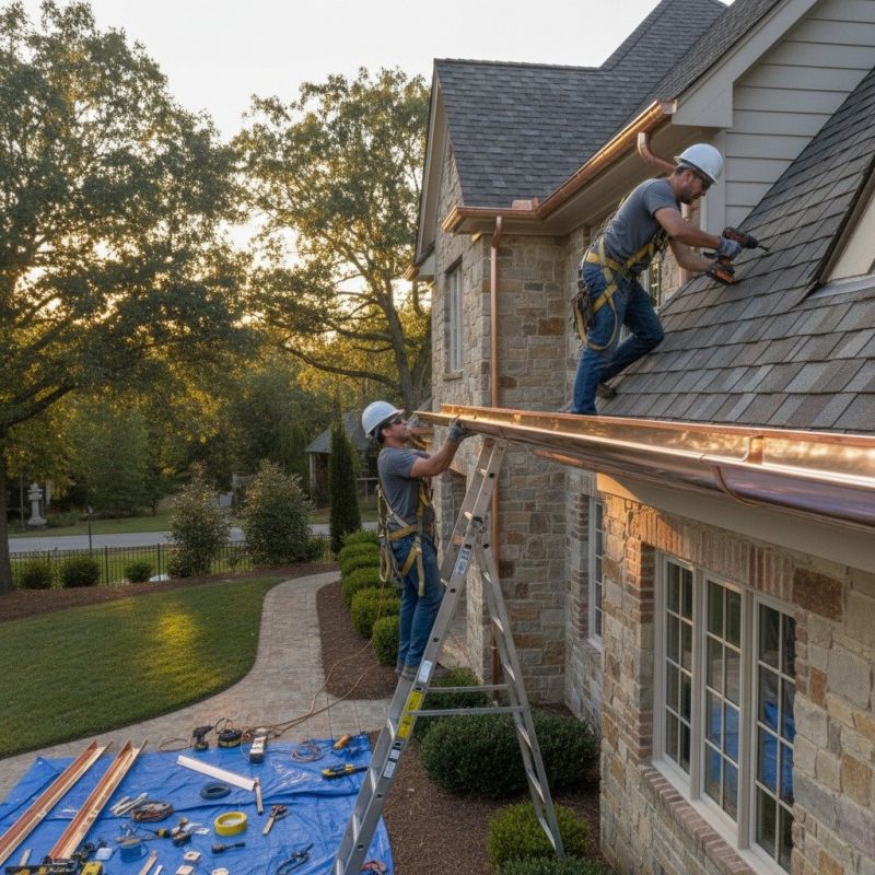 Copper Rain Gutter Service in San Francisco, CA