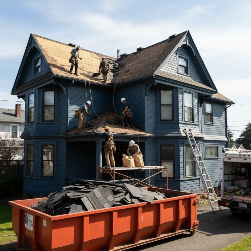 Damaged Roof Replacement in Nashua, NH