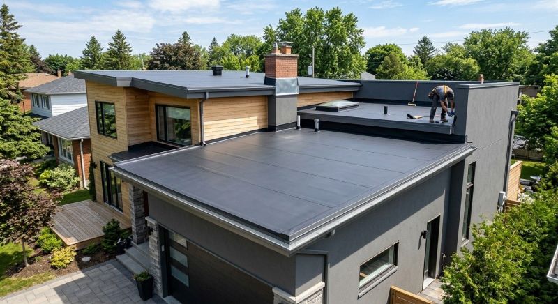 EPDM Roof Installation in Fredericksburg, VA